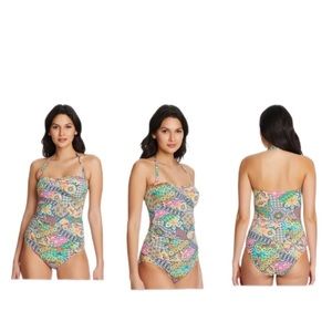 Bleu Rod Beattie Seriously Sunny Bandeau Tankini Top G25021